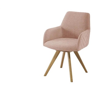 Woodford Esszimmerstuhl  Delhi ¦ rosa/pink ¦ Maße (cm): B: 61 H: 88 T: 66.5