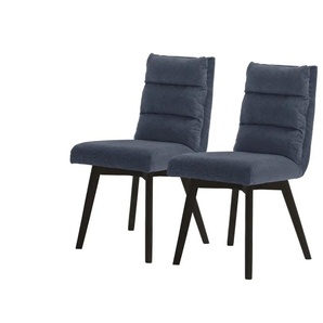 Woodford Esszimmerstuhl im 2er Set Kalama ¦ blau ¦ Maße (cm): B: 49 H: 91 T: 43.0