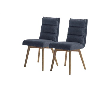 Woodford Esszimmerstuhl im 2er Set Kalama ¦ blau ¦ Maße (cm): B: 49 H: 91 T: 43.0