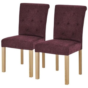 Woodford Esszimmerstuhl im 2er Set Messena ¦ rot ¦ Maße (cm): B: 46 H: 97 T: 54.0