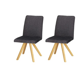 Woodford Esszimmerstuhl im 2er Set Olina ¦ grau ¦ Maße (cm): B: 63 H: 90 T: 63.0