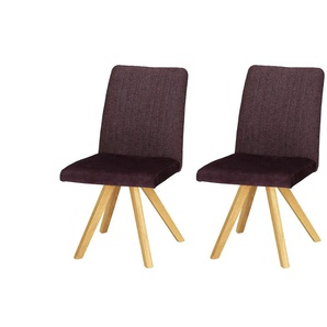 Woodford Esszimmerstuhl im 2er Set Olina - rot - Materialmix - 63 cm - 90 cm - cm 63,0 | Möbel Kraft