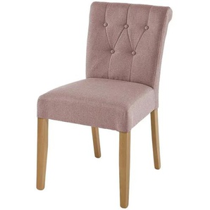 Woodford Esszimmerstuhl Margo - rosa/pink - Materialmix - 62 cm - 85 cm - cm 48,0 | Möbel Kraft