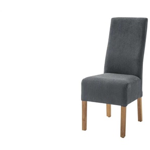 Woodford Esszimmerstuhl mit Cordbezug Ronja - grau - Materialmix - 44 cm - 103 cm - cm 63,0 | Möbel Kraft