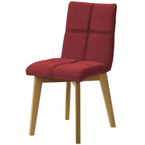 Woodford Esszimmerstuhl mit Steppung Anni - rot - Materialmix - 44 cm - 85 cm - cm 59,0 | Möbel Kraft