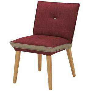 Woodford Esszimmerstuhl Sunna - rot - Materialmix - 52 cm - 87 cm - cm 65,0 | Möbel Kraft