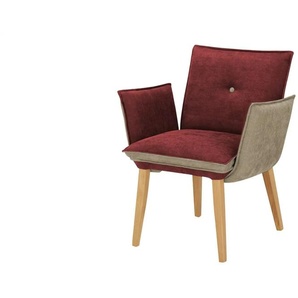 Woodford Esszimmerstuhl Sunna - rot - Materialmix - 73 cm - 87 cm - cm 65,0 | Möbel Kraft