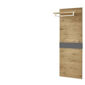 Woodford Garderobenpaneel   Lina  ¦ holzfarben ¦ Holzwerkstoff ¦ Maße (cm): B: 80 H: 183 T: 27.0