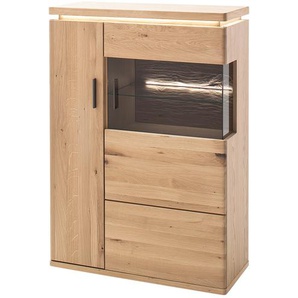 Woodford Highboard  Alone ¦ holzfarben ¦ Maße (cm): B: 90 H: 128 T: 37