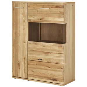 Woodford Highboard  Astoria ¦ holzfarben ¦ Maße (cm): B: 90 H: 122 T: 37