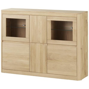 Woodford Highboard  Barton ¦ holzfarben ¦ Maße (cm): B: 150 H: 110 T: 41
