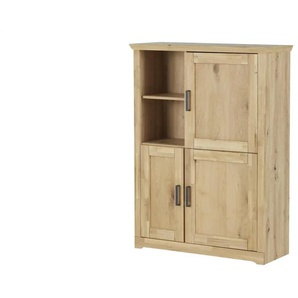 Woodford Highboard  Boston ¦ holzfarben ¦ Maße (cm): B: 105 H: 141 T: 40.0