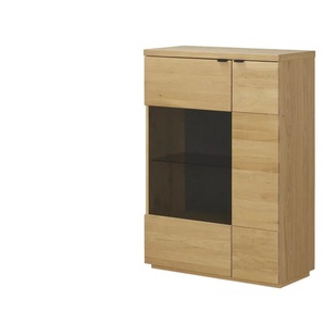 Woodford Highboard Kristal - holzfarben - Materialmix - 90 cm - 128 cm - cm 42,0 | Möbel Kraft