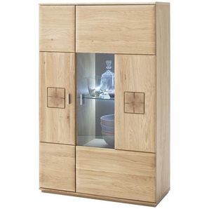 Woodford Highboard  Loggia ¦ holzfarben ¦ Maße (cm): B: 90 H: 141 T: 38