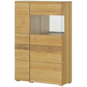 Woodford Highboard  Miro ¦ holzfarben ¦ Maße (cm): B: 97 H: 145 T: 38.0