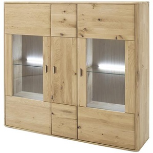 Woodford Highboard  Rowa ¦ holzfarben ¦ Maße (cm): B: 156 H: 141 T: 38