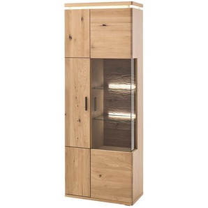 Woodford Kombi-Vitrine  Alone ¦ holzfarben ¦ Maße (cm): B: 75 H: 204 T: 37