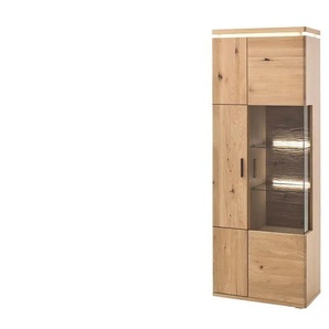 Woodford Kombi-Vitrine  Alone ¦ holzfarben ¦ Maße (cm): B: 75 H: 204 T: 37.0