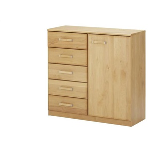 Woodford Kommode teilmassiv Morgana - holzfarben - Materialmix - 93 cm - 89 cm - cm 37,0 | Möbel Kraft