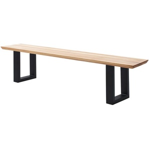 Woodford Kufenbank massiv Malaisa ¦ holzfarben ¦ Maße (cm): B: 200 H: 48 T: 40.0