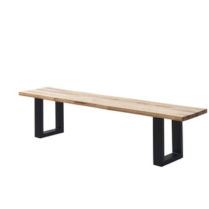 Woodford Kufenbank massiv Malaisa - holzfarben - Materialmix - 200 cm - 48 cm - cm 40,0 | Möbel Kraft