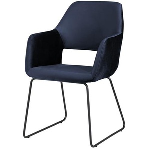 Woodford Armlehnstuhl  Berlin ¦ blau ¦ Maße (cm): B: 57 H: 85 T: 67.0