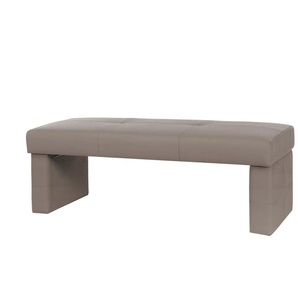 Woodford Kunstleder-Bank Seta - beige - Materialmix - 150 cm - 49 cm - cm 48,0 | Möbel Kraft