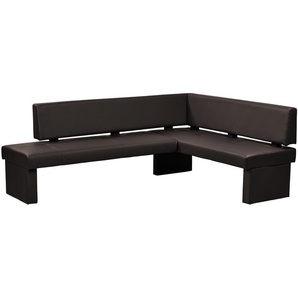 Eckbank  Kunstleder Seta ¦ braun ¦ Maße (cm): H: 86