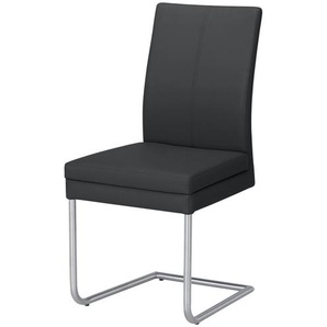 Woodford Kunstleder-Freischwinger  mit Griff Levi ¦ schwarz ¦ Maße (cm): B: 43 H: 94 T: 56.0