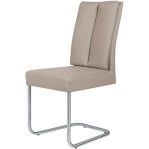 Woodford Kunstleder-Schwingstuhl  Luca 2 ¦ beige ¦ Maße (cm): B: 48 H: 99 T: 69.0