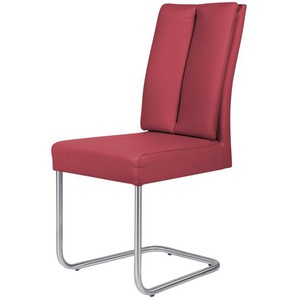 Woodford Kunstleder-Schwingstuhl  Luca 2 ¦ rot ¦ Maße (cm): B: 48 H: 99 T: 69.0