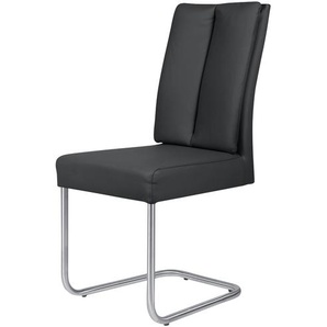 Woodford Kunstleder-Schwingstuhl  Luca 2 ¦ schwarz ¦ Maße (cm): B: 48 H: 99 T: 69.0