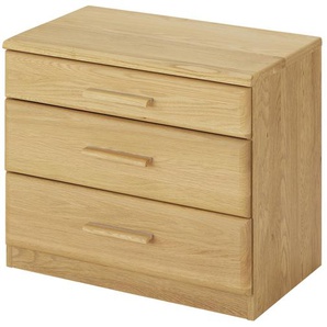 Woodford Nachtkommode teilmassiv Kyran ¦ holzfarben ¦ Maße (cm): B: 60 H: 50 T: 36.0