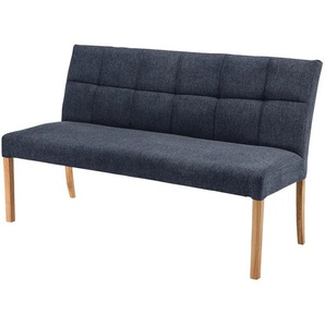 Woodford Polsterbank  Mako ¦ blau ¦ Maße (cm): B: 150 H: 89 T: 64.0