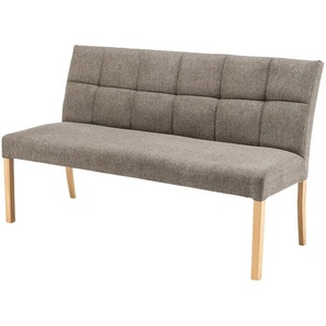 Woodford Polsterbank  Mako ¦ braun ¦ Maße (cm): B: 150 H: 89 T: 64.0