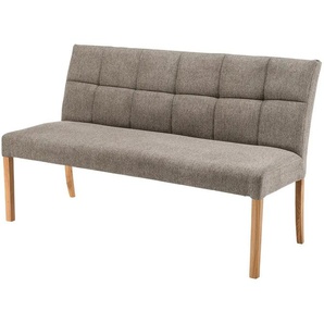 Woodford Polsterbank  Mako ¦ braun ¦ Maße (cm): B: 150 H: 89 T: 64.0