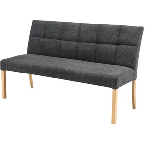 Woodford Polsterbank  Mako ¦ grau ¦ Maße (cm): B: 150 H: 89 T: 64.0