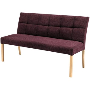 Woodford Polsterbank  Mako ¦ rot ¦ Maße (cm): B: 150 H: 89 T: 64.0