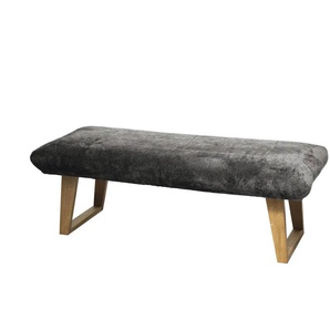 Woodford Polsterbank ohne Rücken Colette - grau - Materialmix - 140 cm - 50 cm - cm 50,0 | Möbel Kraft