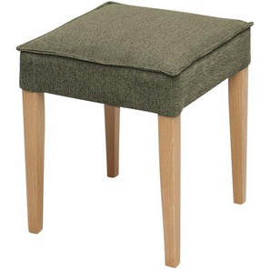Woodford Polsterhocker  Laron ¦ grün ¦ Maße (cm): B: 42 H: 50 T: 42.0
