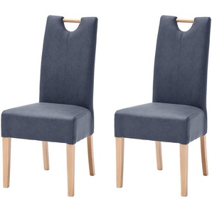 Woodford Polsterstuhl  2er-Set Mable - blau - Materialmix - 47 cm - 99 cm - 59 cm | Möbel Kraft