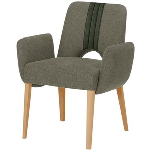 Gray & Jones Esszimmerstuhl mit Bezugskombi Ansgar ¦ grün ¦ Maße (cm): B: 73 H: 86 T: 57.0