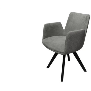 Woodford Polsterstuhl  Badin ¦ grau ¦ Maße (cm): B: 57,5 H: 82,5 T: 55.5