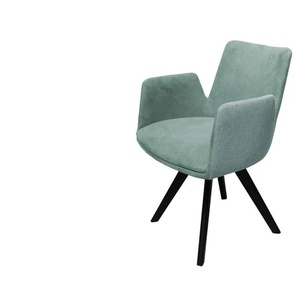 Woodford Polsterstuhl  Badin ¦ grün ¦ Maße (cm): B: 57,5 H: 82,5 T: 55.5