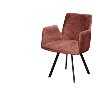 Woodford Polsterstuhl Badin - rot - Materialmix - 57,5 cm - 82,5 cm - cm 55,5 | Möbel Kraft