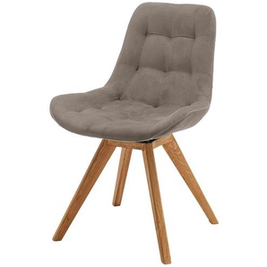 Woodford Esszimmerstuhl mit erhöhter Sitzkante Bennet ¦ braun ¦ Maße (cm): B: 56 H: 84 T: 63.0