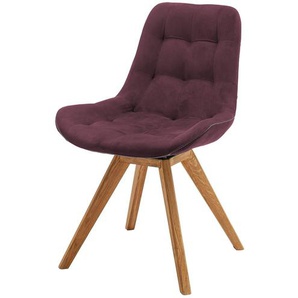 Woodford Esszimmerstuhl mit erhöhter Sitzkante Bennet ¦ rot ¦ Maße (cm): B: 56 H: 84 T: 63.0