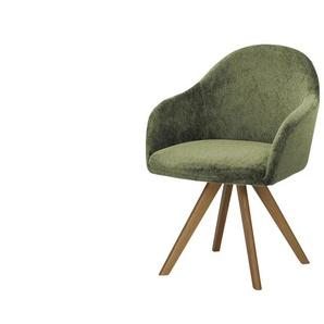 Woodford Polsterstuhl  Cross ¦ grün ¦ Maße (cm): B: 61,5 H: 84,5 T: 62.0