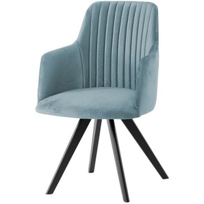 Woodford Polsterstuhl  Eloy - blau - Materialmix - 59 cm - 87 cm - 59 cm | Möbel Kraft