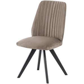 Woodford Polsterstuhl  Eloy ¦ grau ¦ Maße (cm): B: 50 H: 87 T: 59